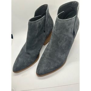 Dolce Vita Gray Suede Ankle Booties